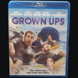 BLU-RAY DISC      "GROWN UPS" BOYS WILL BE BOYS...SOME LONGER THAN OTHERS